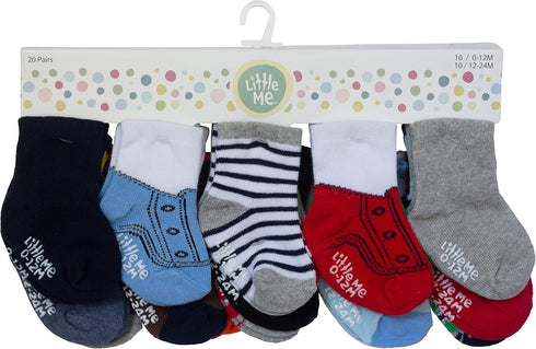 Little Me Baby Boys' Assorted, Multi, 0-12/12-24 Month...