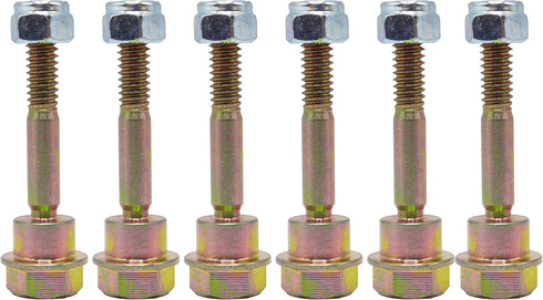 575938801 Set of 6 Shear Bolts and Hex Nuts fits Poulan Pro Snow Blower...