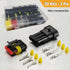 20 Kit 3 Pin Connector, 20-16 AWG Waterproof Electrical Automotive Wire Connector, 1.5mm Series Terminals Male Female Car Harness Plug Sets...