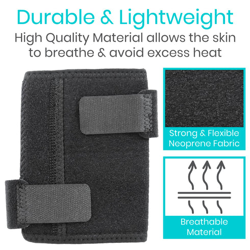 Vive Bicep Brace Compression Sleeve for Tendonitis - Upper Arm Tricep & Bicep Support Brace for Pain Relief - Comfortable, Lightweight, & Adjustab...