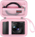 Carrying Case for Panasonic Lumix LX10/ LX100/ ZS60/ ZS70/ ZS80/ ZS200/ ZS100 4K Digital Camera, Vlogging Camera Travel Bag Storage Cover, Mesh Po...