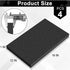 ToLanbbt Polyurethane Foam Sheets, 4P 16 x 12 x 1 Inch Cuttable Tool Box Case Foam Inserts Paddings, Black Cushion Foam Packing Pads for Case Tool...