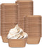 Whaline 100Pcs Parchment Square Cupcake Liners Kraft Paper Square Baking Cups Natural Color Cupcake Wrappers for Wedding Birthday Baby Shower Part...