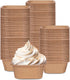 Whaline 100Pcs Parchment Square Cupcake Liners Kraft Paper Square Baking Cups Natural Color Cupcake Wrappers for Wedding Birthday Baby Shower Part...