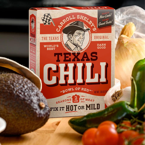 Carroll Shelby's Original Texas Brand Chili Kit 3.65oz Box (Pack of 3)...