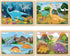 Puzzles for Kids Ages 4-6, 4 Pack Wooden Jigsaw Puzzles with 24 Pieces Each, Dinosaur Puzzle Preschool Educational Learning Toys Set for Boys and ...
