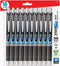 Pentel EnerGel RTX Retractable Premium Liquid Gel Pen, (0.7mm) Needle Tip, Ultra Smooth, Medium Line, Black Ink 10 Pack...