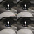 Universal Shift Knob Shifter Boot Cover Black with Blue Stitches PVC Leather MT at Sport PVC Leather...