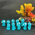 10 Pcs Luminous Miniature Alien Glow in The Dark for Outdoor Garden Decoration Accessories, Blue...