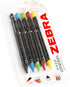 Zebra Zensations Ergonomic Mechanical Colouring Pencil - Assorted Pack of 5 - Primary Tones...