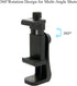 Ailun Tripod Phone Mount Holder Head Standard Screw Adapter Rotatable Digtal Camera Bracket,Compatible for Most Cellphones iPhone......