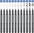 Mogyann Drawing Pens Black Art Pens for Drawing 12 Size Waterproof Ink Pens for Artists Sketching, Manga, Writing...