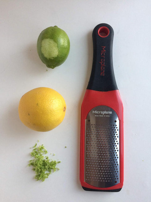 Microplane Artisan Series Cheese Grater and Zester (Fine, Red)...