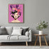 Posterizer 1 pcs-vintage girly collage with pink and purple flowers-Retro Art-Abstract & Modern Art-Gift for Art Lovers-Gifts for Women- UNFRAMED ...