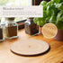 Whole Housewares Wooden Trivet for Hot Dishes Pots and Pans - Heat Resistant Wood Serving Board Pot - Kitchen Counter Accessories for Table Counte...