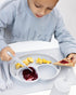 ezpz Happy Utensils - 24 Months+ (Blush) - BPA Free Toddler Utensils - Fork, Spoon and Knife for Toddlers and Preschoolers - Kids Utensils for Sel...