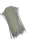 QualGear CT4-W-100-P Self-Locking Cable Ties, 8-Inch, White 100/Poly Bag...