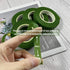 zYoung 4 Rolls Floral Tape 1/2inch Flower Tape Dark Green Floral Tape for Bouquets Floral Arranging Stem Wrap Craft...