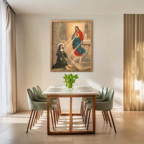 Posterizer 1 pcs-The apparition of our Lord painting poster-Religious Posters-Gifts for Christians -Decor for Church, Sunday School Classroom- unf...