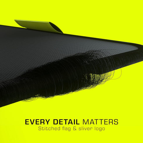 ROCCAT Sense Pro Square PC Gaming Mousepad, Non Slip Rubber Back, Speed Military-Grade Fabric with Low-Profile Stitched Edges, Durable Computer De...
