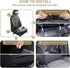 LUCMO Car Backseat Organizer with Touch Screen Tablet Holder,9 Storage Pockets Car Storage Organizer,Car Seat Back Protectors Kick Mats Travel Acc...