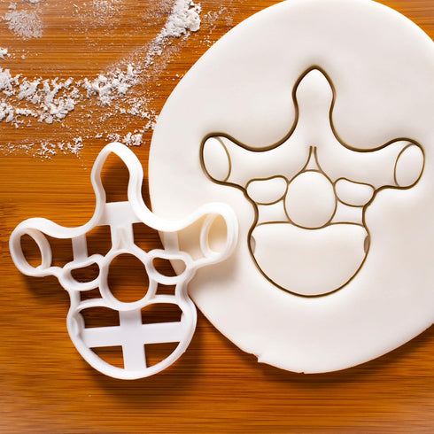 Set of 3 Vertebrae cookie cutters (Designs: Cervical, Lumbar, Thoracic Vertebra), 3 pieces - Bakerlogy...