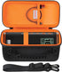 BOVKE Carrying Case for Bushnell Wingman View Golf GPS Speaker, Wingman View Travel Bag with Shoulder Strap and Extra Mesh Pocket for Charging Cor...