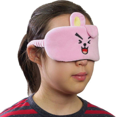BT21 LINE FRIENDS COOKY Sleep Mask, Eye Cover Blindfold for Sleeping, Pink, One Size...