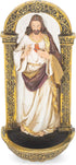 Heavenly Protectors Joseph's Studio by Roman Exclusive Sacred Heart of Jesus Holy Water Font Figurine, 7.5-Inch...