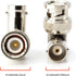 THE CIMPLE CO BNC Elbow Male Female Adapter, 90 Degree Angle, 4 Pack, UL Listed...