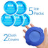 samply Small Gel Ice Packs for Boo Boos, Cold Packs for Injuries Reusable Pain Relief, Headaches and Toothaches,Eyes, Face, 5 Pack Mini Round Ice ...