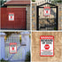 Tatuo 4 Pcs Warning Beware of Dog Sign Do Not Enter Metal Signs No Trespassing Dog Sign Stop Keep Gate Closed Sign for Fence Door Gate Outdoor Hom...