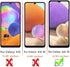 (3 Pack) Compatible for Samsung Galaxy A32 5G Screen Protector Tempered Glass, Touch Sensitive,Case Friendly, 9H Hardness...