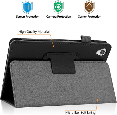 Case for Lenovo Tab M8 / Tab M8 HD LTE/Smart Tab M8 / Tab M8 FHD TB-8705F / TB-8705N / TB-8505F / TB-8505X / TB-8505FS - Premium PU Leather Smart ...
