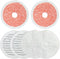 Mop Cloth Vacuum Cleaner Accessories Kit for BISSELL SpinWave Vac Cordless Mop 37643 Accessories, Washable and Reusable Mop Pads 2 Soft Pads White...