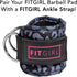 FITGIRL - Squat Pad and Hip Thrust Pad for Leg Day, Barbell Pad Stays in Place Secure, Thick Cushion for Comfortable Squats Lunges Glute Bridges, ...