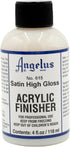 Angelus Satin High Gloss Acrylic Finisher – Flexible Clear Coat for Leather Shoes, Bags, Jackets & Accessories, Satin High Gloss Finish for Leathe...