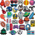 monochef Shoe Charms for Boys Teens: 35pcs Cute Shoe Decoration Charms for Shoes Bracelet Wristband Clog Sandals Party Favors Gifts Kids Adults Ba...