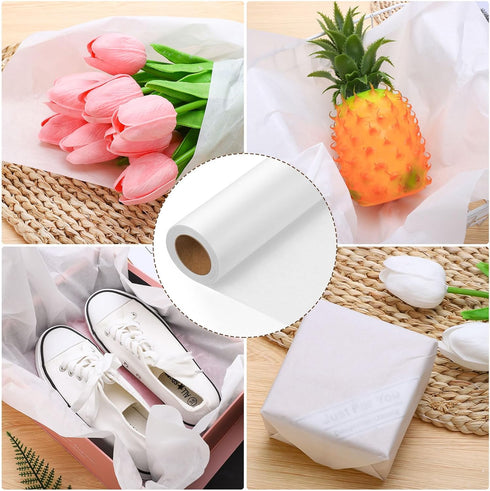 Tracing Paper Roll 17in x 25yd, White Trace Paper Pattern Paper Translucent Tracing Paper for Sewing, Drawing, Sketching, Gift Wrapping...