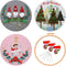 Feltsky 3 Pack Christmas Embroidery Kits for Beginners with Pattern, Cotton Threads, Needles, Instruction, 20cm Hoop - Gift for Mom, Grandma...