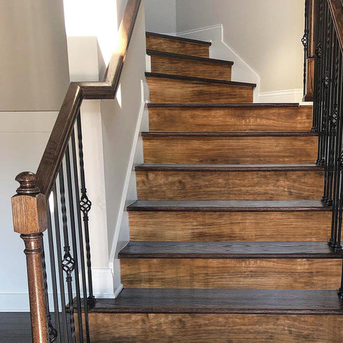 WENMER Brown Wood Contact Paper 15.7" × 118" Wood Wallpaper Peel and Stick Wallpaper Wood Grain Contact Paper Thick Self Adhesive Waterproof Wallp...