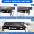 Spurtar License Plate Frames, Adjustable Front Car License Plate Holder Includes Screws and Nuts (Black)...