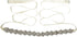 ULAPAN Rhinestone Bridal Belt Sashes for Women Dress, Diamond Wedding Belts Sash Ribbon for Bridesmaid Prom Gowns (Ivory)...