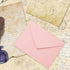 Whaline 50Pcs Pink A7 Invitation Envelopes Set Pink Greeting Card Envelopes V-Flap Envelopes Gift Card Sleeves for Mailing Envelopes Sending Card,...