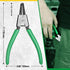 SK 7-Inch Snap Ring Pliers, External Circlip Pliers with 90-Degree Bent Jaw, Tip Diameter 5/64'', Premium CR-V Steel...