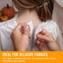 VELCRO Brand Sleek and Thin for Fabrics | 3ft x 3/4in Tape, White | Soft on Skin Ultra Light with Sewing Lane Technology,...