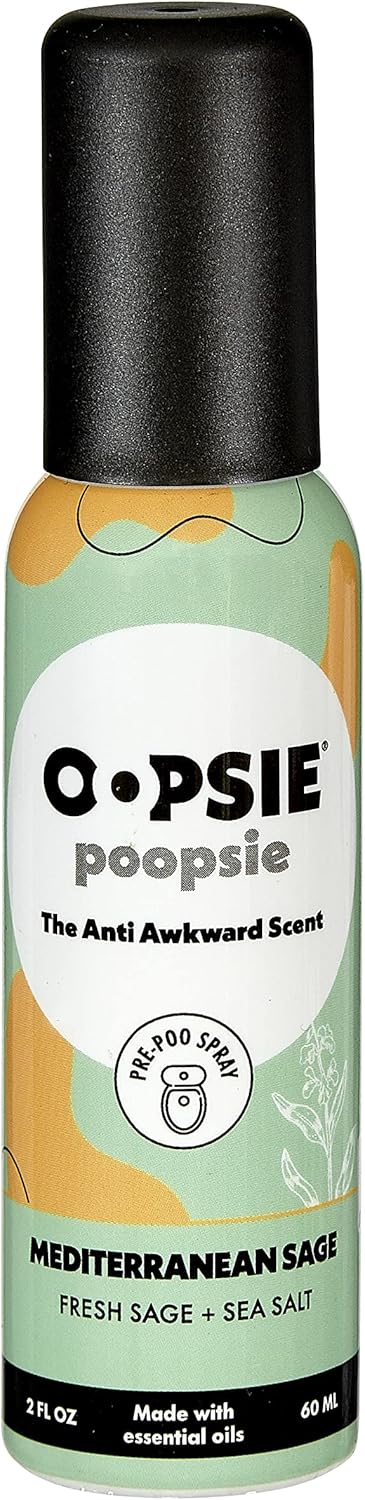 Pre GO toilet spray, discreet & portable original odor deodorizer scents. Perfect for purses, pockets and backpack. Pre-poo spray to use on the go...