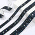 Bling Crystal Rhinestone Ribbon, DIY Self-Adhesive Rhinestone Sticker Ribbon for Wedding Cakes Birthday Crafts Decorations(Black,0.6 Inch Wide)...