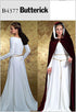 Butterick Patterns B4377 Floor-Length Cape and Princess Seam Dress Sewing Pattern, Size EE (14-20)...