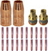 Mig Welding Gun Accessory .030" Kit for Miller Millermatic M-10,M-15 and Hobart H-9 H-10:20pcs Contact Tips 000-067 0.030"+2pcs gas nozzles 169-71...